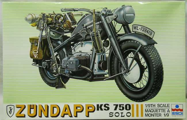 ESCI 1/9 Zundapp KS-750 Solo, 7006 plastic model kit